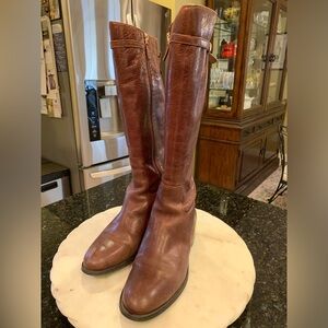 Franco Sarto Belaire Brown Leather Boots